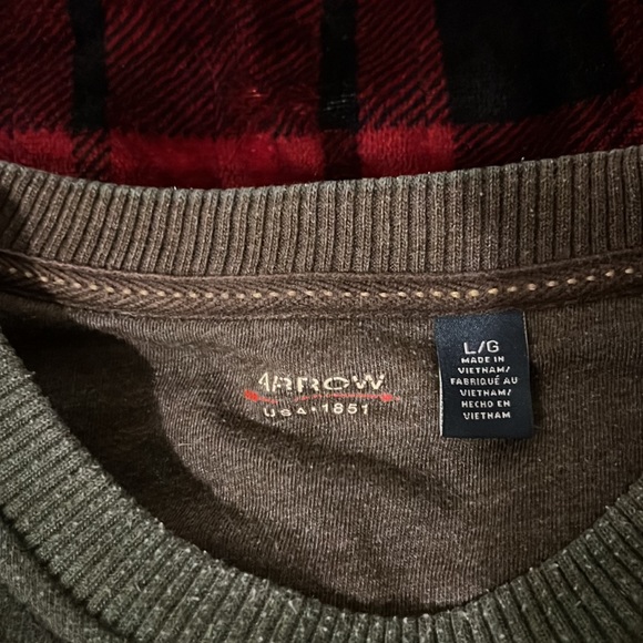 Arrow Men’s Sweatshirt Size Large - Picture 3 of 3
